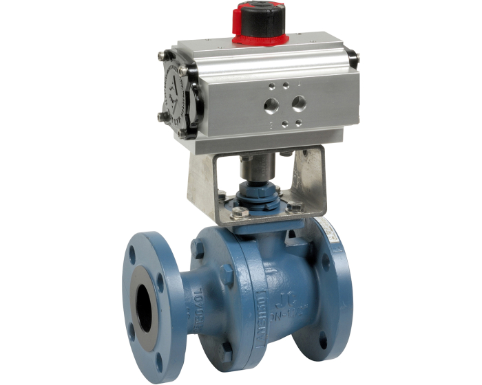 Carbon steel ball valve 515AIT DN15 + ADA20